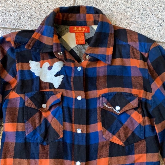 Butter long sleeve shirt sz S - Picture 4 of 5